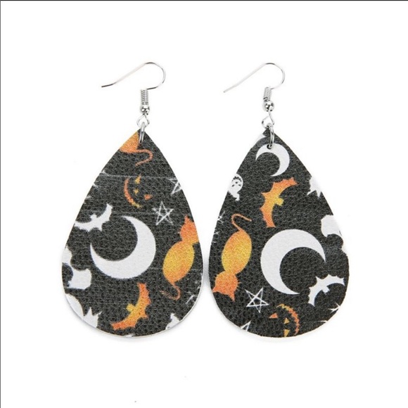 Jewelry - BATS AND CATS TEARDROP EARRINGS